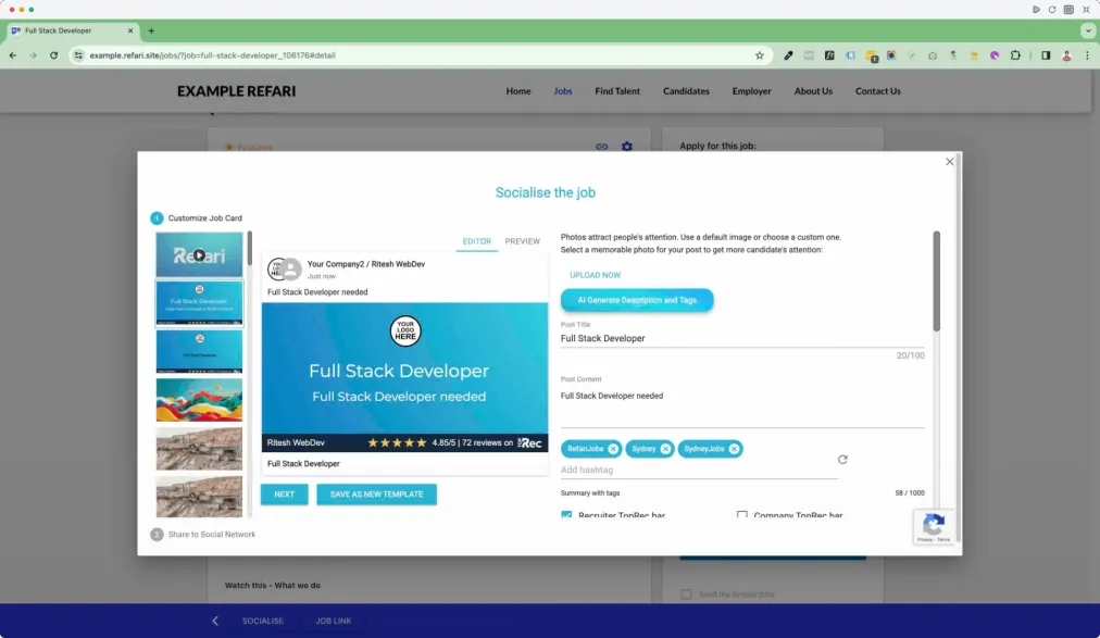 AI Enabled Social Marketing To