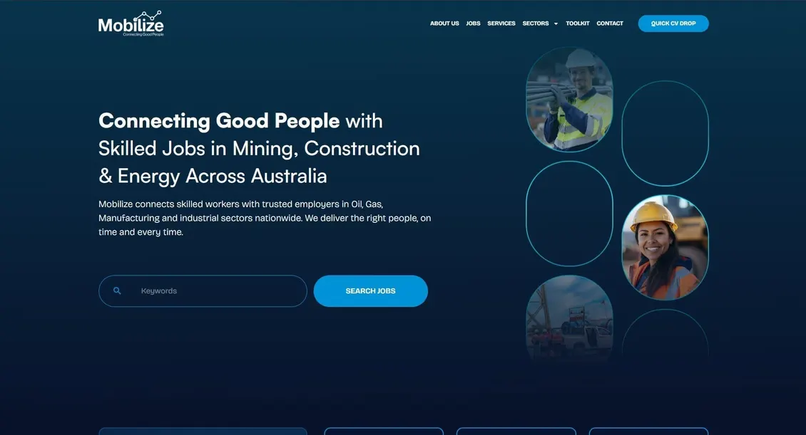 Refari Recruitment Website - Mobilize