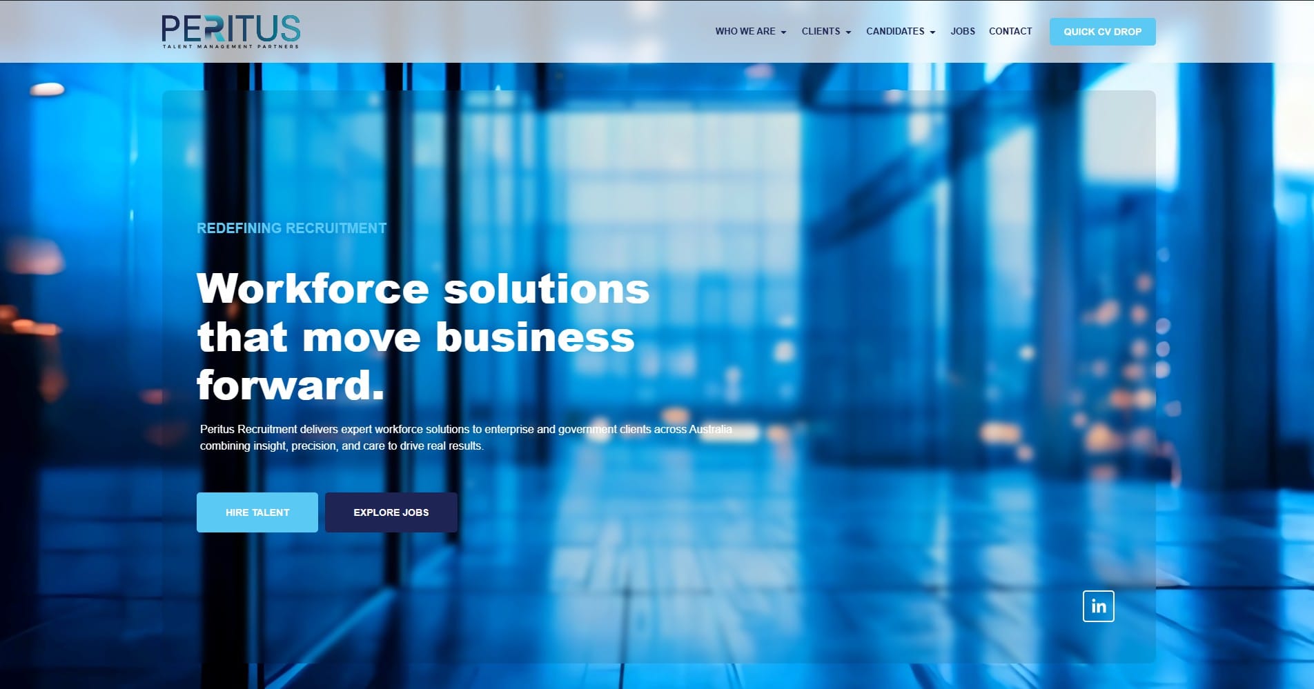 Refari Recruitment Website - Peritus