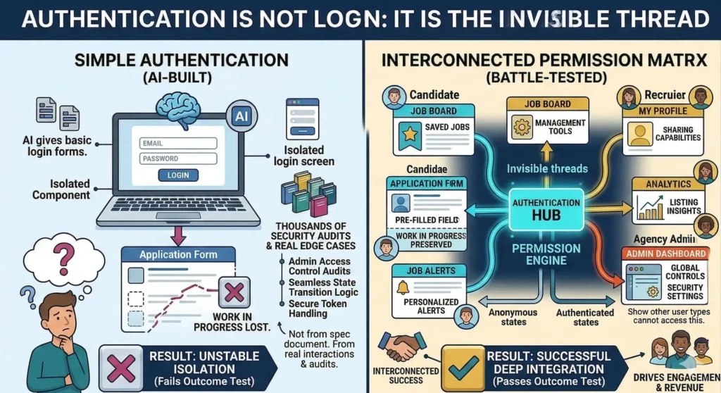 Authentication is not login. It is the thread that ties everything together.