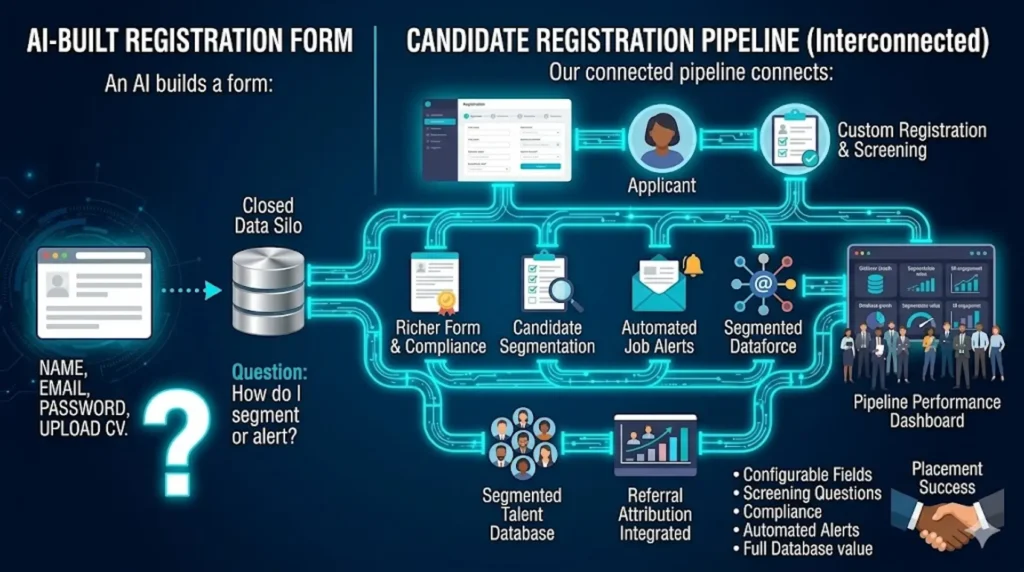 Candidate registration is a pipeline not a form